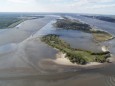 The Neßsand from above / Elbe  (© HPA)