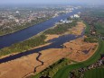 Aerial view of the Weser River (© NLWKN?)