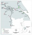 Map of the Humber estuary and surrounding catchment (© IECS, University of Hull)