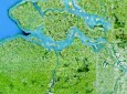 Satellite image of the Scheldt estuary (© ?)